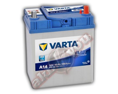 Varta Blue Dynamic (A14) 540126033 (6 CT-40) 3(JIS) 40Ah-330Aen R+ - фото 1